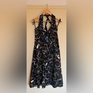 K. Studio A-line Halter Dress